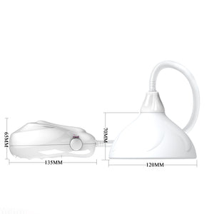 Breast enhancement automatic sucking removable silicone cup vibration