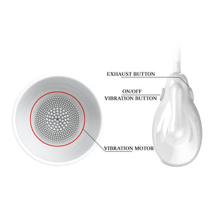 Breast enhancement automatic sucking removable silicone cup vibration