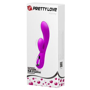 PRETTY LOVE 10 Functions Vibrator - Honey