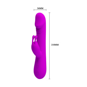 PRETTY LOVE 30 Functions Dual Vibrating Dildo Stick - ROBERT