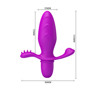 Anal Vibrator 10-Function Vibrating Butt Plug