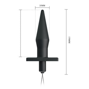 Anal plug 100% Silicone 20-function vibratior