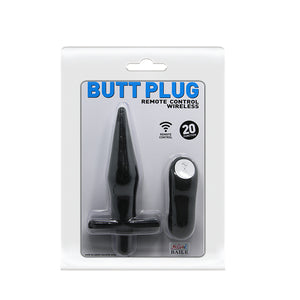 Anal plug 100% Silicone 20-function vibratior