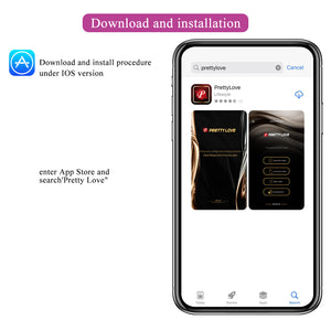 PRETTY LOVE X-function vibrator APP Bluetooth Remote