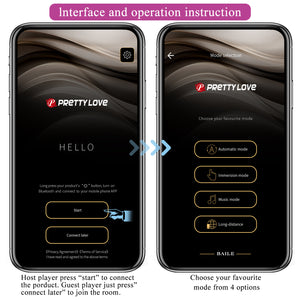 PRETTY LOVE X-function vibrator APP Bluetooth Remote