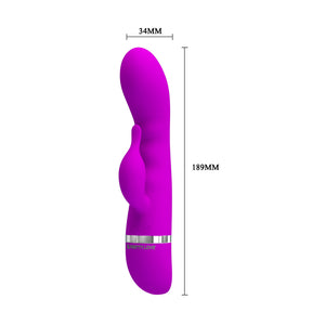 PRETTY LOVE 30-Function Rabbit Vibrator silicone