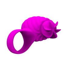 Load image into Gallery viewer, PRETTY LOVE Silicone Rotating teaser Cock Ring