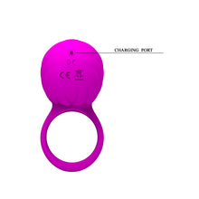 Load image into Gallery viewer, PRETTY LOVE Silicone Rotating teaser Cock Ring