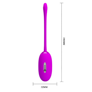 Remote control bullet with electro stimulation, 7 functions of vibration