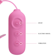 Load image into Gallery viewer, Vibrating &amp; Electro-Stimulation Nipple Clamps