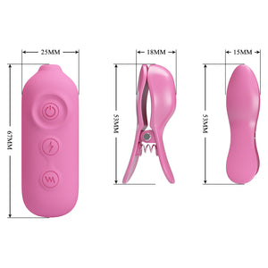 Vibrating & Electro-Stimulation Nipple Clamps