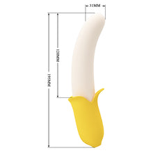 Load image into Gallery viewer, Banana Geek Silicone 7 Functions Vibrator 4 Functions of Thrusting