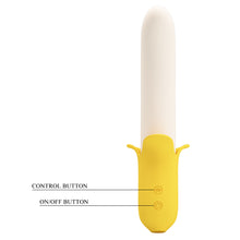 Load image into Gallery viewer, Banana Geek Silicone 7 Functions Vibrator 4 Functions of Thrusting