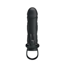 Load image into Gallery viewer, Penis extended sleeve elastic waterproof Silicone Vibration