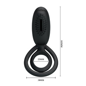 PRETTY LOVE Cock Vibrating Ring - Esther