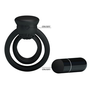 PRETTY LOVE Cock Vibrating Ring - Esther