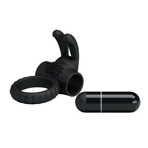 PRETTY LOVE Cock Vibrating Ring - Eudora