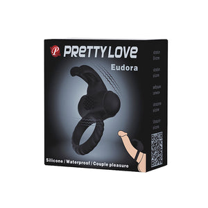 PRETTY LOVE Cock Vibrating Ring - Eudora