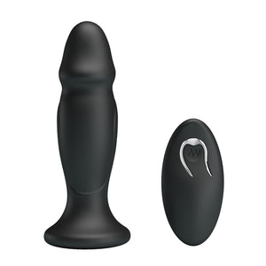 Remote Control Anal Plug Stimulate 12 Function Vibrator 5 Levels Speed Control