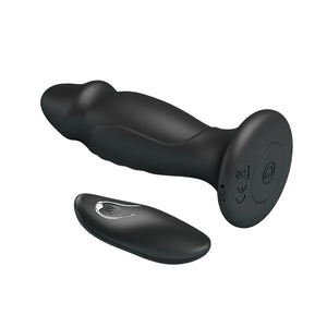 Remote Control Anal Plug Stimulate 12 Function Vibrator 5 Levels Speed Control