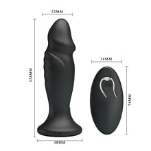 Load image into Gallery viewer, Remote Control Anal Plug Stimulate 12 Function Vibrator 5 Levels Speed Control