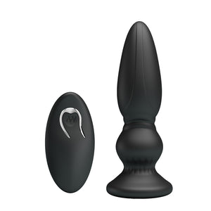 Remote Control Anal Plug Stimulate 12 Function Vibrator 5 Levels Speed Control