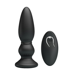 Remote Control Anal Plug Stimulate 12 Function Vibrator 5 Levels Speed Control