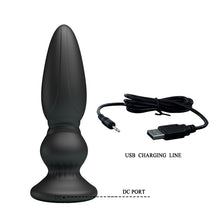 Load image into Gallery viewer, Remote Control Anal Plug Stimulate 12 Function Vibrator 5 Levels Speed Control