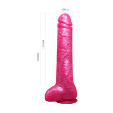 Load image into Gallery viewer, Super-Smooth and Veined Dildo