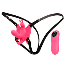 Load image into Gallery viewer, Butterfly Strap-on 30-Function Vibrator