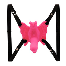 Load image into Gallery viewer, Butterfly Strap-on 30-Function Vibrator