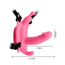 Load image into Gallery viewer, Butterfly Strap-on 30-Function Vibrator