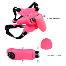 Load image into Gallery viewer, Butterfly Strap-on 30-Function Vibrator