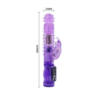 3-Speed Vibrator & Rotate Beads - Chirpy Rabbit