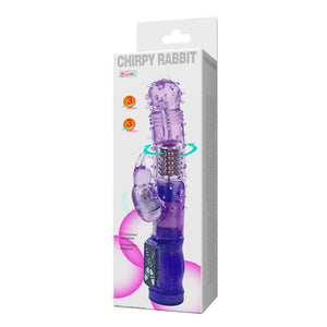 3-Speed Vibrator & Rotate Beads - Chirpy Rabbit