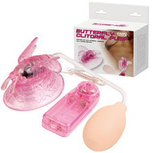 Load image into Gallery viewer, Butterfly Clitoral Pump Multi-speed Vibrator