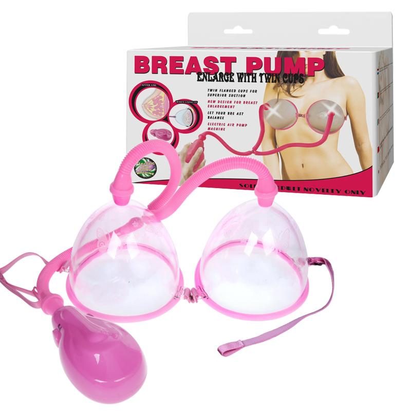 Breast pump with auto air pump Double cups