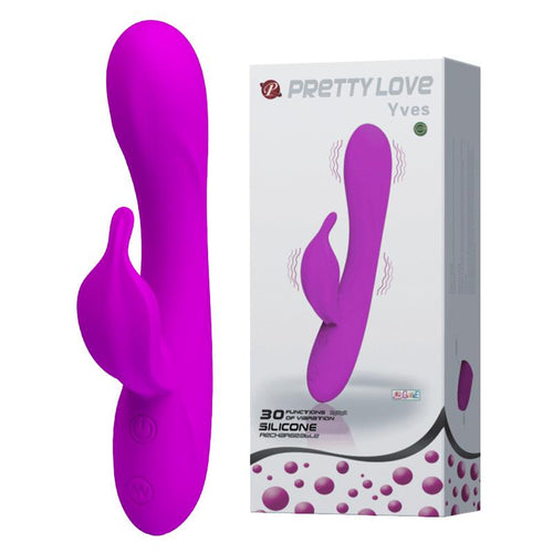 Double Vibrator 30-Function Realistic Tip Dildo