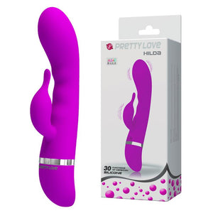 PRETTY LOVE 30-Function Rabbit Vibrator silicone