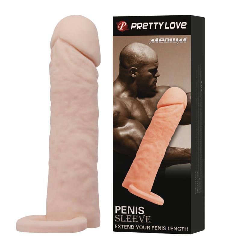 Penis Extended Sleeve Elastic TPR material