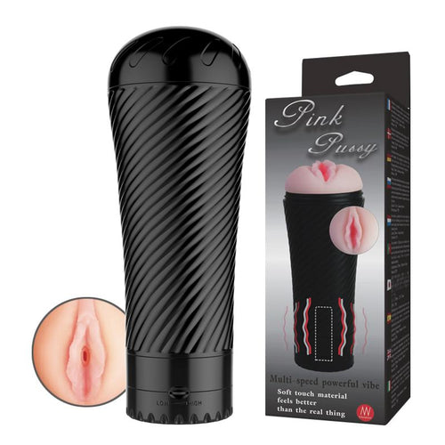 Masturbator Cup mulit-speed vib TPR(PUSSY)