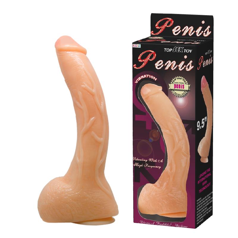 Huge Realistic G-spot Curved Suction Dildo