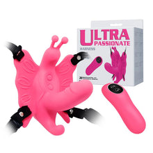 Load image into Gallery viewer, Butterfly Strap-on 30-Function Vibrator