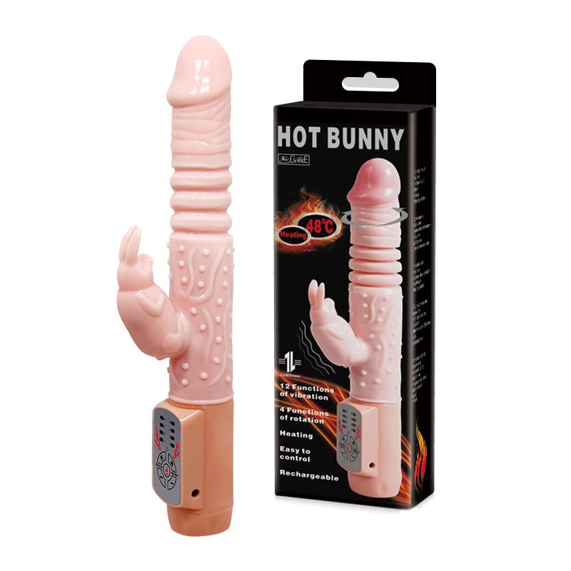 Easy-control Rechargeble Heating Rotating Vibrator