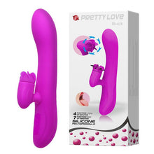 Load image into Gallery viewer, PRETTY LOVE Vibrating Stimulation G-Spot &amp; Clitoral Rabbit Vibrator